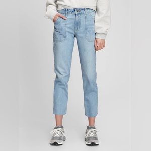 Gap Universal Slim Boyfriend Utility Jean